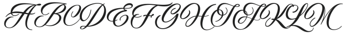 Restylia Regular otf (400) Font UPPERCASE