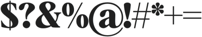 Results Letter Black otf (900) Font OTHER CHARS