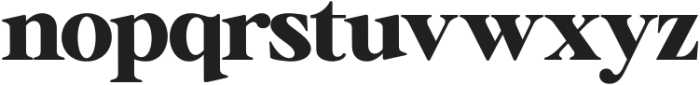 Results Letter Black otf (900) Font LOWERCASE