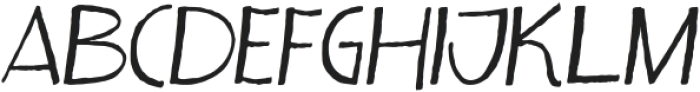 Retern Regular otf (400) Font UPPERCASE