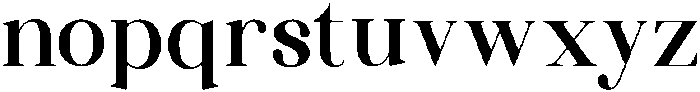 Rethena Regular otf (400) Font LOWERCASE