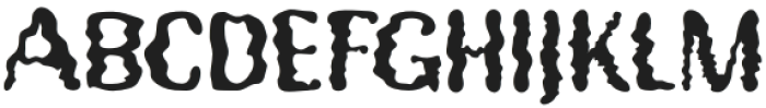 Rethor Regular otf (400) Font UPPERCASE