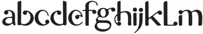 Retrig Regular otf (400) Font LOWERCASE