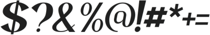 Retrive Bold Italic ttf (700) Font OTHER CHARS