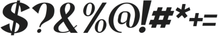 Retrive Extra Bold Italic ttf (700) Font OTHER CHARS