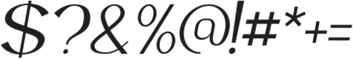 Retrive Italic ttf (400) Font OTHER CHARS