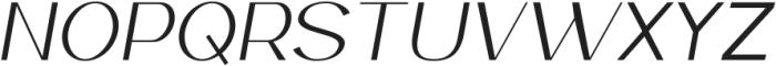 Retrive Light Italic ttf (300) Font UPPERCASE