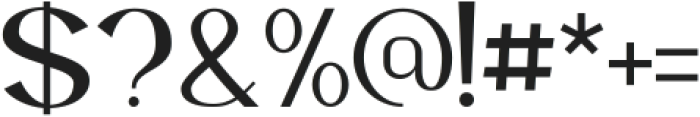 Retrive Medium ttf (500) Font OTHER CHARS