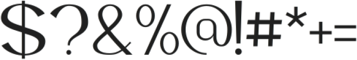 Retrive Regular ttf (400) Font OTHER CHARS