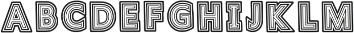 Retro 1970 Regular otf (400) Font LOWERCASE