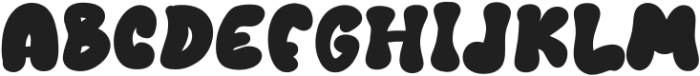 Retro Black Regular otf (900) Font UPPERCASE