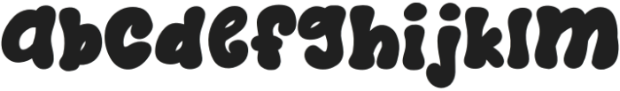 Retro Black Regular otf (900) Font LOWERCASE