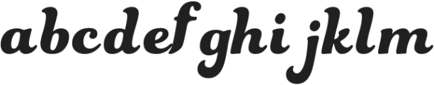 Retro Blast Regular otf (400) Font LOWERCASE