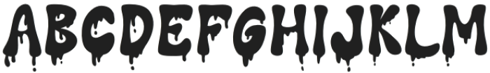 Retro Bloodline Regular otf (400) Font UPPERCASE