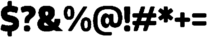 Retro Brunch Sans Regular ttf (400) Font OTHER CHARS