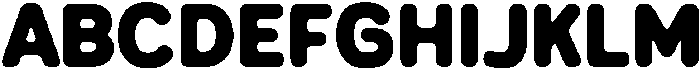 Retro Brunch Sans Regular ttf (400) Font UPPERCASE