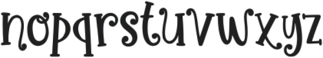 Retro Cupid otf (400) Font LOWERCASE