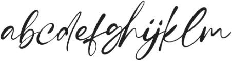 Retro Dream Script otf (400) Font LOWERCASE