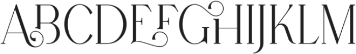 Retro Dream Serif 3 otf (400) Font UPPERCASE