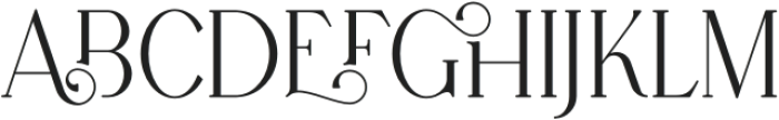 Retro Dream Serif 4 otf (400) Font UPPERCASE