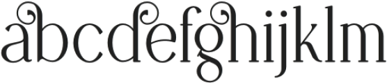 Retro Dream Serif 5 otf (400) Font LOWERCASE