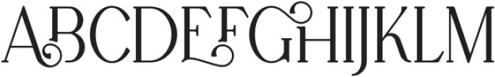 Retro Dream Serif 6 otf (400) Font UPPERCASE