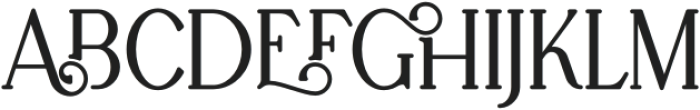 Retro Dream Serif 9 otf (400) Font UPPERCASE