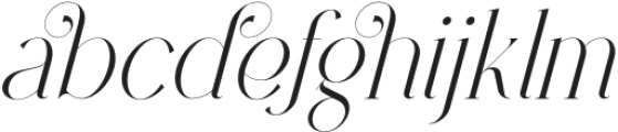 Retro Dream Serif Italic 1 otf (400) Font LOWERCASE