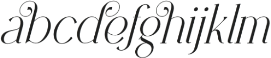 Retro Dream Serif Italic 2 otf (400) Font LOWERCASE