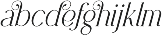 Retro Dream Serif Italic 3 otf (400) Font LOWERCASE