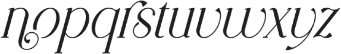 Retro Dream Serif Italic 4 otf (400) Font LOWERCASE