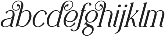 Retro Dream Serif Italic 5 otf (400) Font LOWERCASE