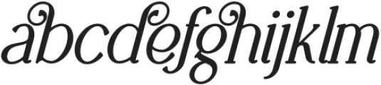 Retro Dream Serif Italic 8 otf (400) Font LOWERCASE