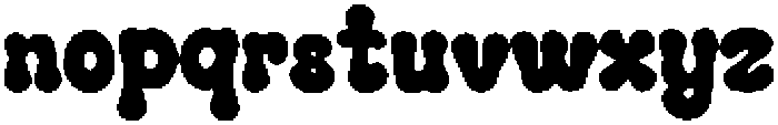 Retro Egg Regular otf (400) Font LOWERCASE