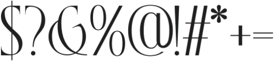 Retro Elegance Regular otf (400) Font OTHER CHARS