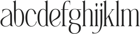 Retro Elegance Regular otf (400) Font LOWERCASE