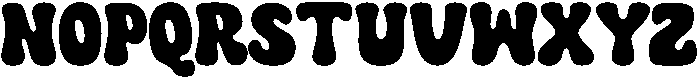 Retro Friday Regular ttf (400) Font UPPERCASE