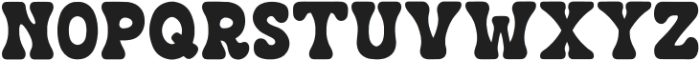 Retro Funky Regular otf (400) Font UPPERCASE
