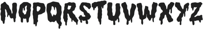 Retro Ghost Regular otf (400) Font UPPERCASE