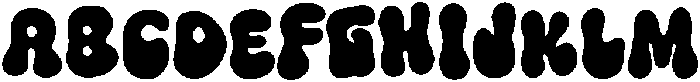 Retro Glow otf (400) Font UPPERCASE
