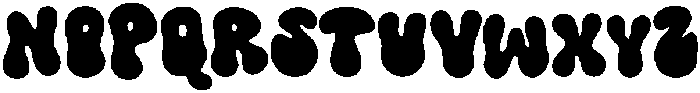 Retro Glow otf (400) Font UPPERCASE