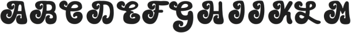 Retro Groovy otf (400) Font UPPERCASE