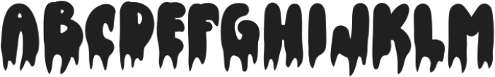 Retro Halloween otf (400) Font UPPERCASE