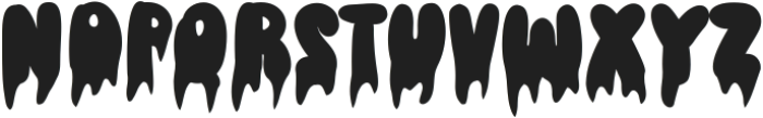 Retro Halloween otf (400) Font LOWERCASE