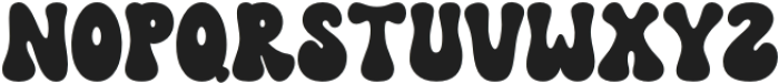 Retro Letter otf (400) Font LOWERCASE