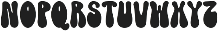 Retro Lovely Regular otf (400) Font UPPERCASE
