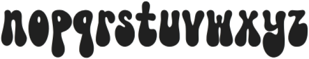 Retro Lovely Regular otf (400) Font LOWERCASE