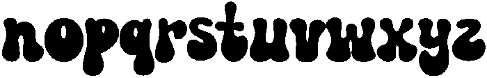 Retro Magic Regular otf (400) Font LOWERCASE