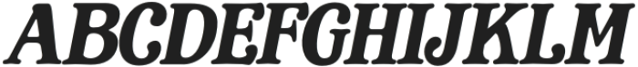 Retro Majestic Italic otf (400) Font UPPERCASE