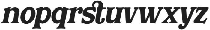 Retro Majestic Italic otf (400) Font LOWERCASE